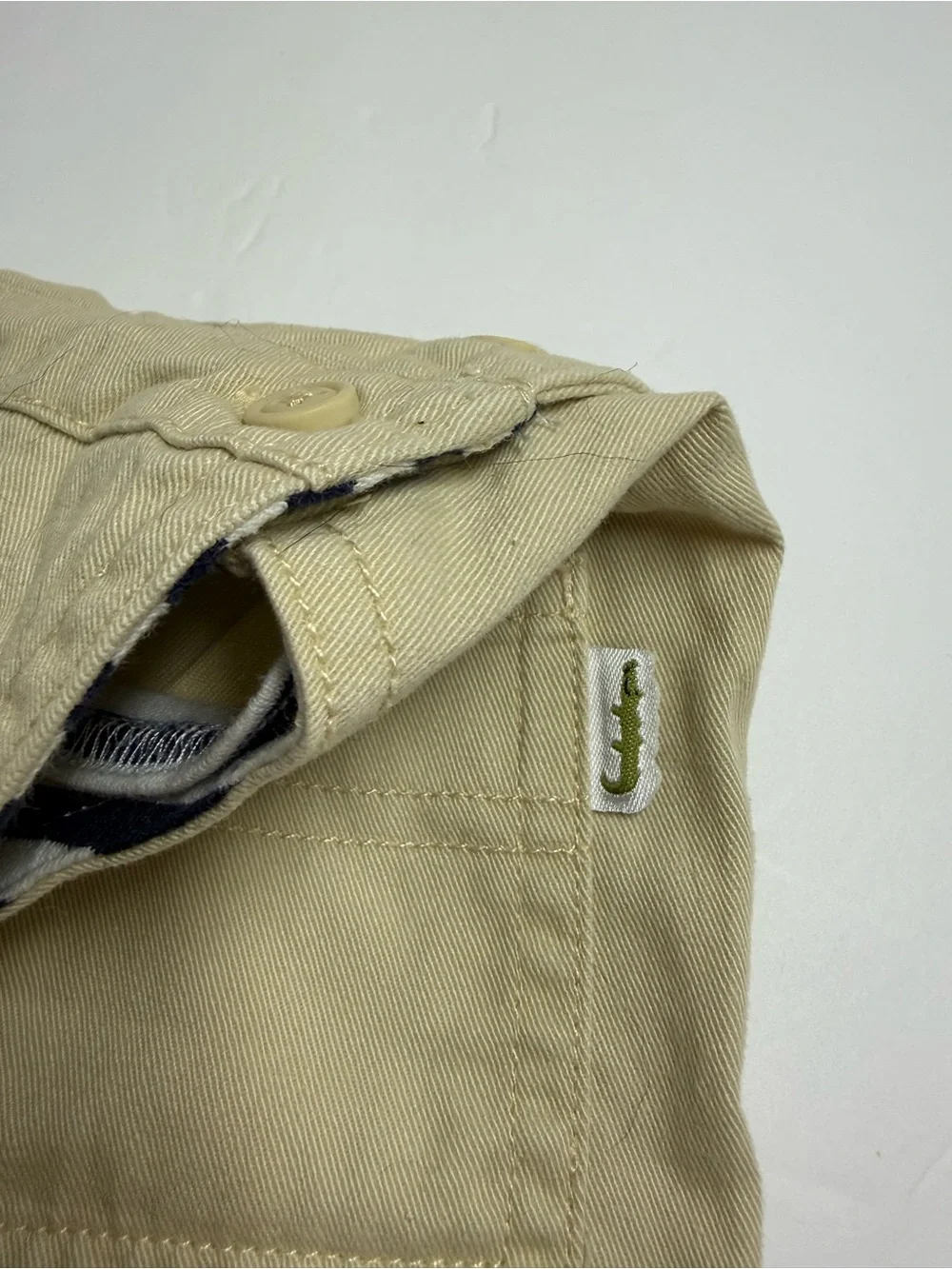 3/6M Gymboree Cream Overalls with Green Crocodile Applique
